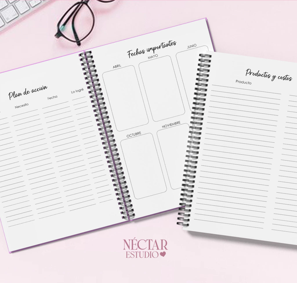 Agenda de pedidos para emprendedores